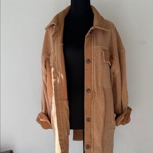 FP Movement by Free People Tan Button Down Shirt